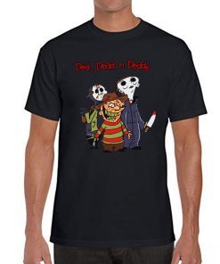 Horror Characters Ded Dedd Deddy T-Shirt For Mens Womens Kids