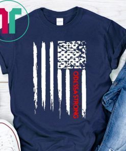 American Flag Midland Odessa Strong T-Shirt