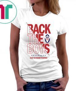 Back the Boys 2019 USA Rugby Players Squad T-Shirt Limited Edition