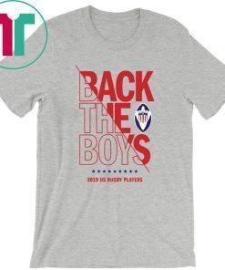 Back the Boys 2019 USA Rugby Players Squad T-Shirt Limited Edition