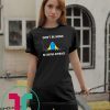 Bell curve statistics don't be mean be above average shirt
