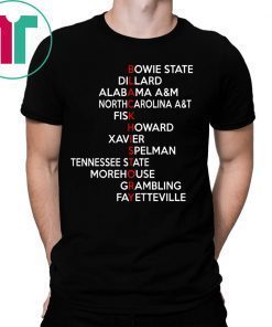 Black History Historically Black Colleges Universities HBCU T-Shirt