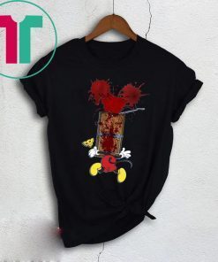 Bloody Mickey Mouse Trapped Funny Halloween Shirt