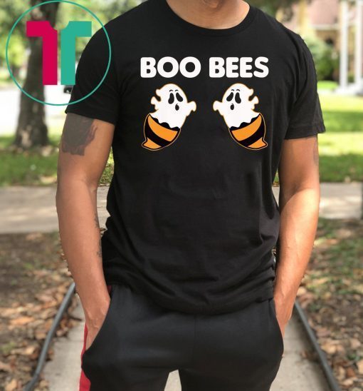 Boo Bees Ghost T Shirt Funny Halloween Beekeeper Costume T-Shirt