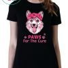 Breast cancer awareness corgi for the cure Shirt