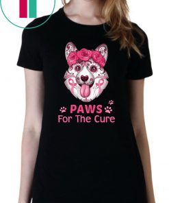 Breast cancer awareness corgi for the cure Shirt