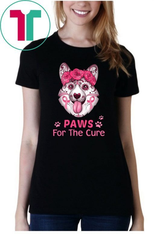 Breast cancer awareness corgi for the cure Shirt