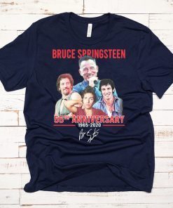 Bruce springsteen 55th anniversary 1965-2020 signatures shirt