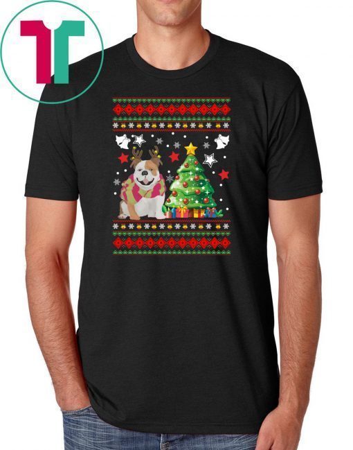 Bulldog Christmas sweatshirt T-Shirt