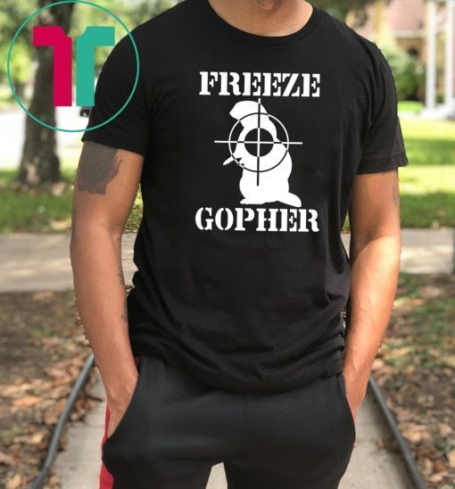 Caddyshack Freeze Gopher Shirt