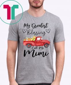 Car My Greatest Blessings Call Me Mimi Shirt