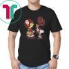 Charlie brown snoopy and woodstock oklahoma sooners nfl shirt