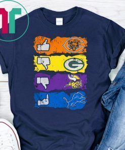 Chicago bears minnesota vikings detroit lions and green bay packers shirt