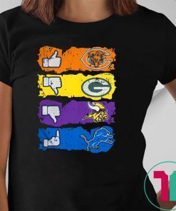 Chicago bears minnesota vikings detroit lions and green bay packers shirt