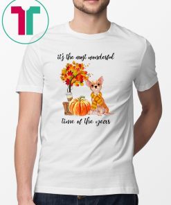 Chihuahua It’s The Most Wonderful Time Of The Year Fall Autumn Maple Leaf Shirt