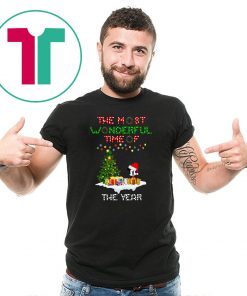 Christmas mickey mouse the most wonderful time of the year shirt