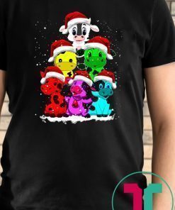 Cows Christmas Tree Tee Shirt