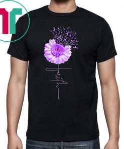 Daisy flower faith alzheimer's awareness Shirt
