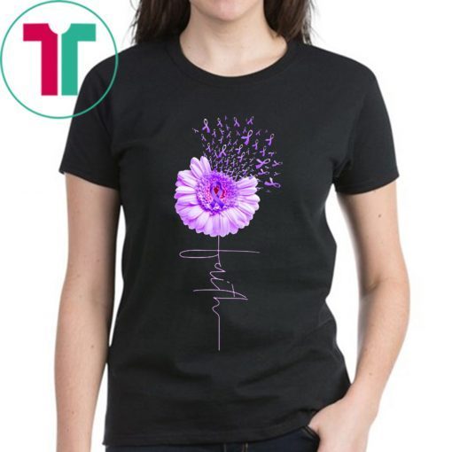 Daisy flower faith alzheimer's awareness Shirt