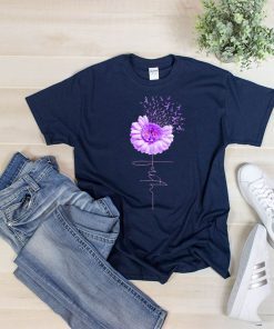 Daisy flower faith alzheimer's awareness Shirt