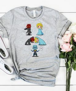 Darth maul and elsa fusion dance night king shirt