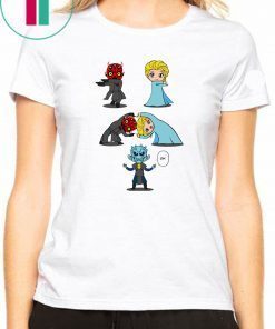 Darth maul and elsa fusion dance night king shirt