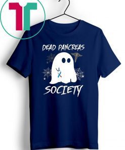 Dead Pancreas Society Boo Ghost Diabetes Awareness Halloween T-Shirt