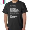 Dear world we’re sorry we’re scared too shirt