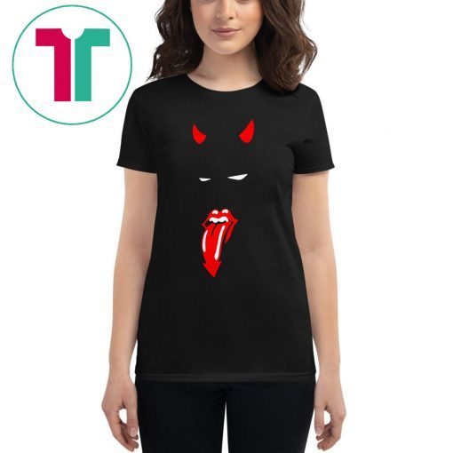 Devil rolling stones halloween shirt