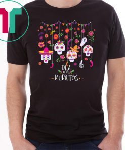 Dia De Los Muertos Hanging skulls shirt