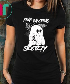 Diabetes Awareness Halloween Ghost Dead Pancreas Society T-Shirt