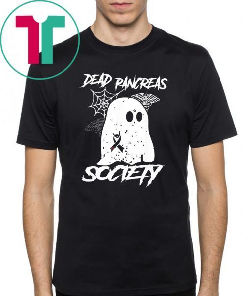 Diabetes Awareness Halloween Ghost Dead Pancreas Society T-Shirt