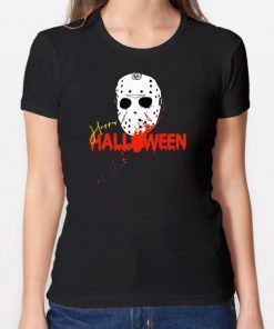 Die Halloween Maske Happy Halloween Shirt