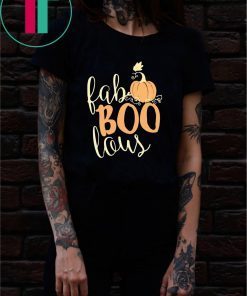 Fab boo lous Pumpkin Halloween Shirt