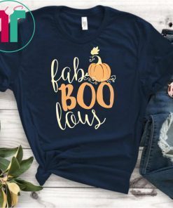 Fab boo lous Pumpkin Halloween Shirt