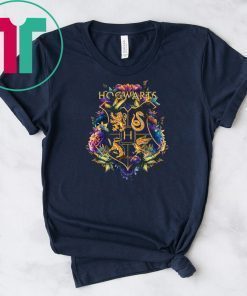 Floral house crests the wizarding world harry potter Shirt