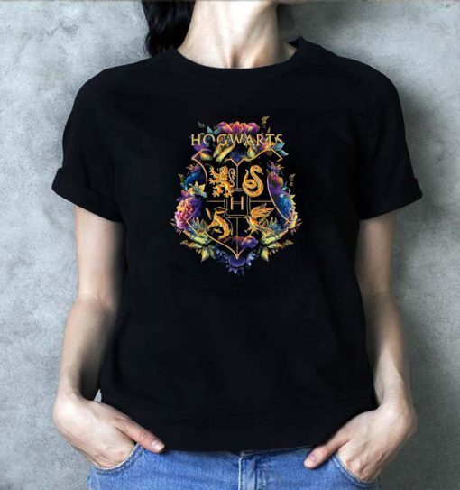 Floral house crests the wizarding world harry potter Shirt