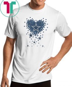 Flying heart stock dallas cowboys shirt