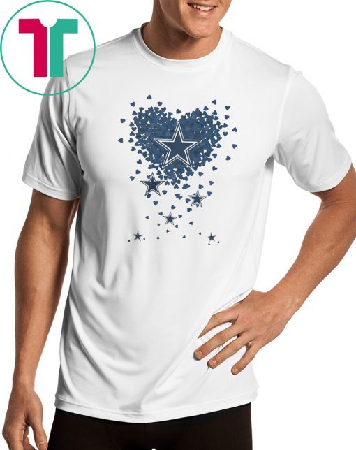 Flying heart stock dallas cowboys shirt