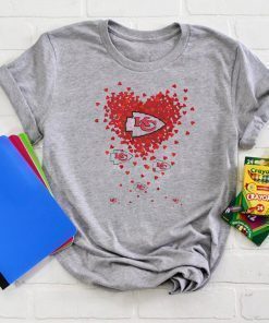Flying heart stock kansas city chiefs shirt