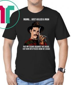 Freddie Mercury In Freddy Krueger Costume Bohemian Rhapsody T-shirt