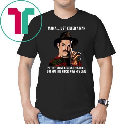 Freddie Mercury In Freddy Krueger Costume Bohemian Rhapsody T-shirt