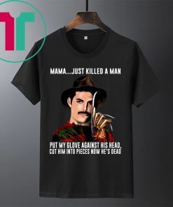 Freddie Mercury Krueger Mama Just Killed A Man Put My Glove Against His Head Shirt