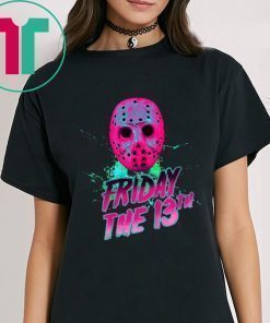 Friday 13th Funny Halloween Horror Graphic T-Shirt