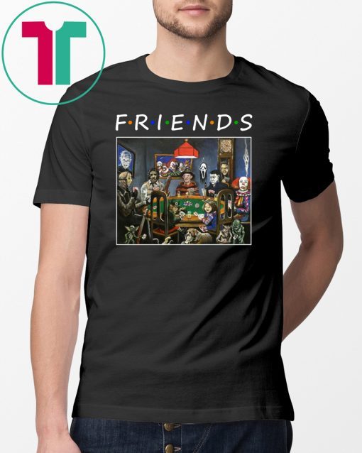 Friends Horror Halloween Playing Card T-Shirt