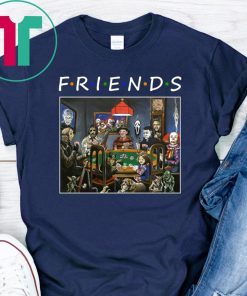 Friends Horror Halloween Playing Card T-Shirt