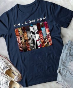 Friends tv show horror characters movies halloween shirt