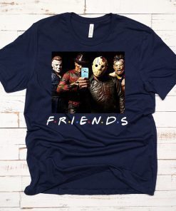 Friends tv show horror villains selfie shirt