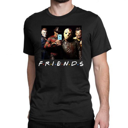 Friends tv show horror villains selfie shirt