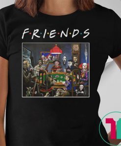 Friends tv show slashers playing poker shirt